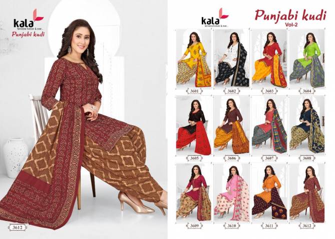 Kala Punjabi Kudi 2 Regular Wear Cotton Printed Dress material Collection